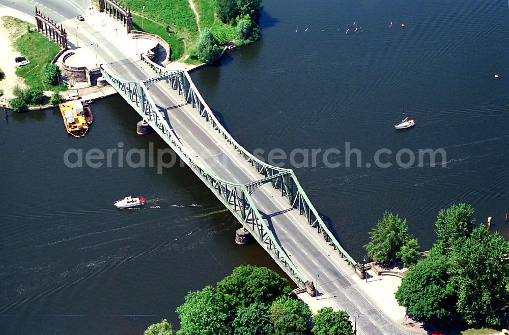 Aerial image Potsdam - Glienicker Brücke.