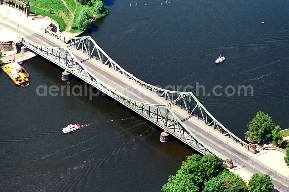 Potsdam from above - Glienicker Brücke.