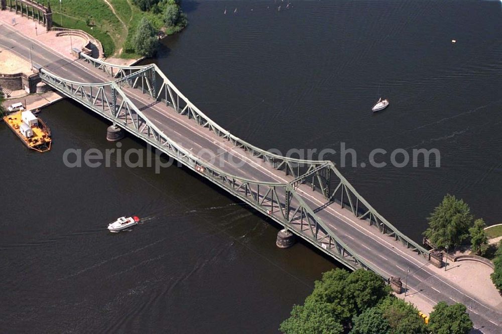 Aerial image Potsdam - Glienicker Brücke in Potsdam