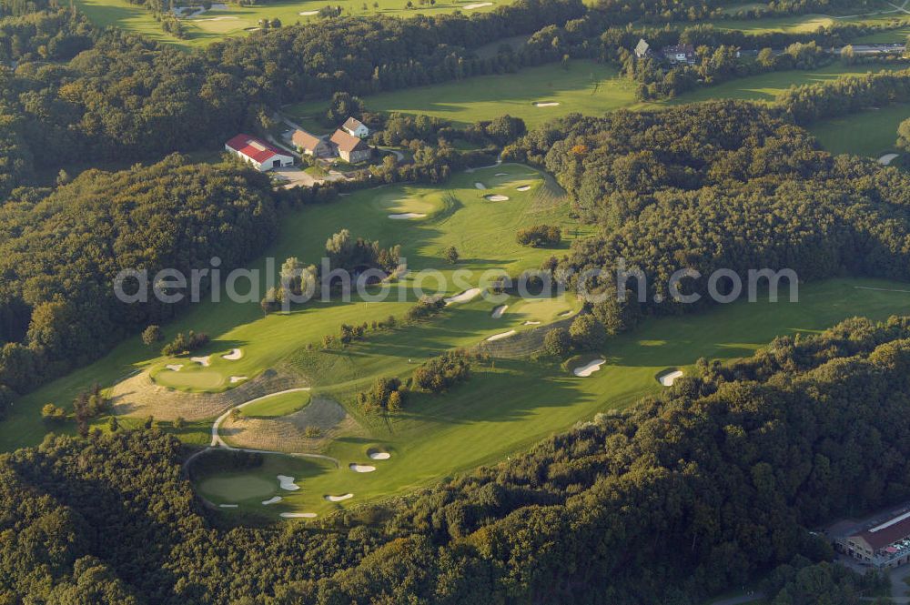 Aerial photograph Bochum - Blick auf einen Golfplatz be Bochum.