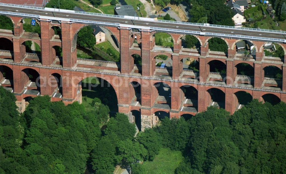 Reichenbach from above - The Goeltzschtal bridge near by Netzschkau in Saxony