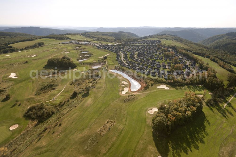 Aerial image Ediger-Eller - Golf Club Cochem / Moselle in Ediger-Eller in Rhineland-Palatinate