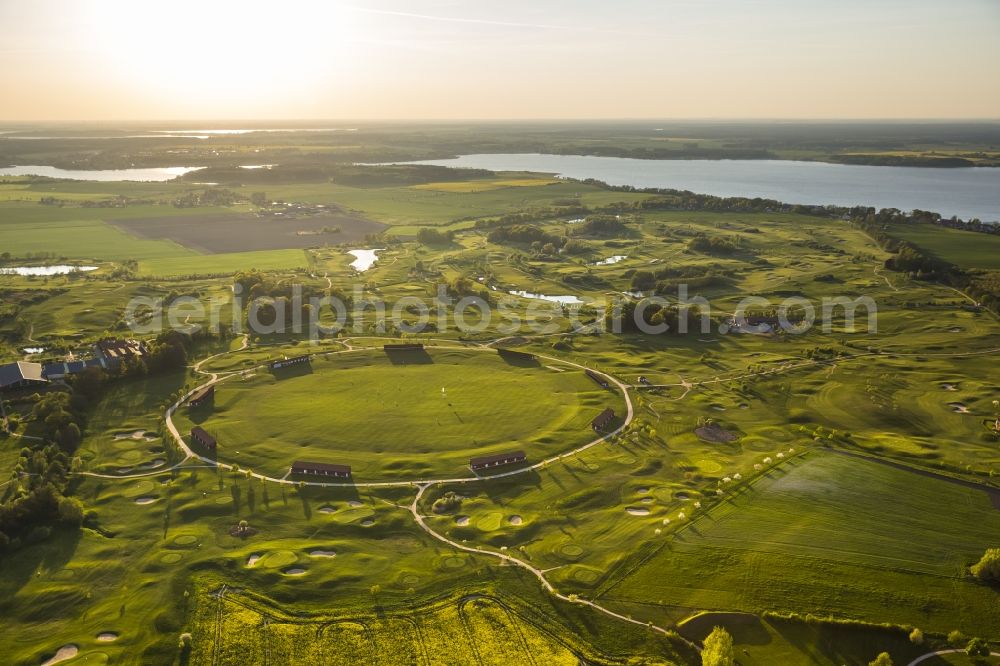 Aerial photograph Göhren-Lebbin - View of the Golf and Country Club Fleesensee in Goehren-Lebbin in the state Mecklenburg-West Pomerania