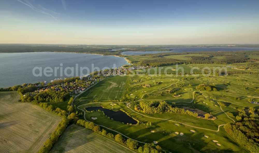 Aerial photograph Göhren-Lebbin - View of the Golf and Country Club Fleesensee in Goehren-Lebbin in the state Mecklenburg-West Pomerania