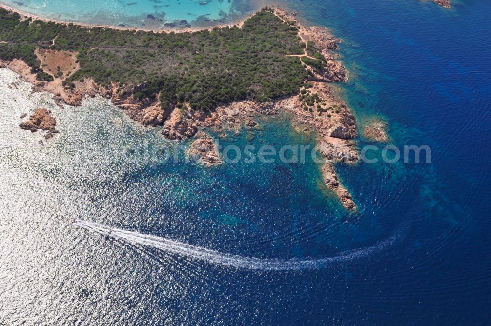 Aerial photograph Olbia - View of the Gulf of Olbia in the province Olbia-Tempio in Italy