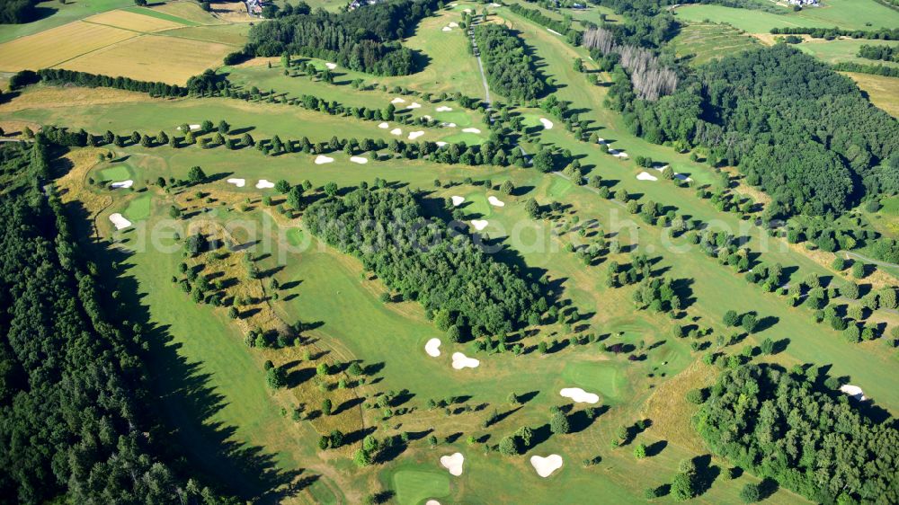 Aerial image Eitorf - Gut Heckenhof golf course in Eitorf in the state North Rhine-Westphalia, Germany