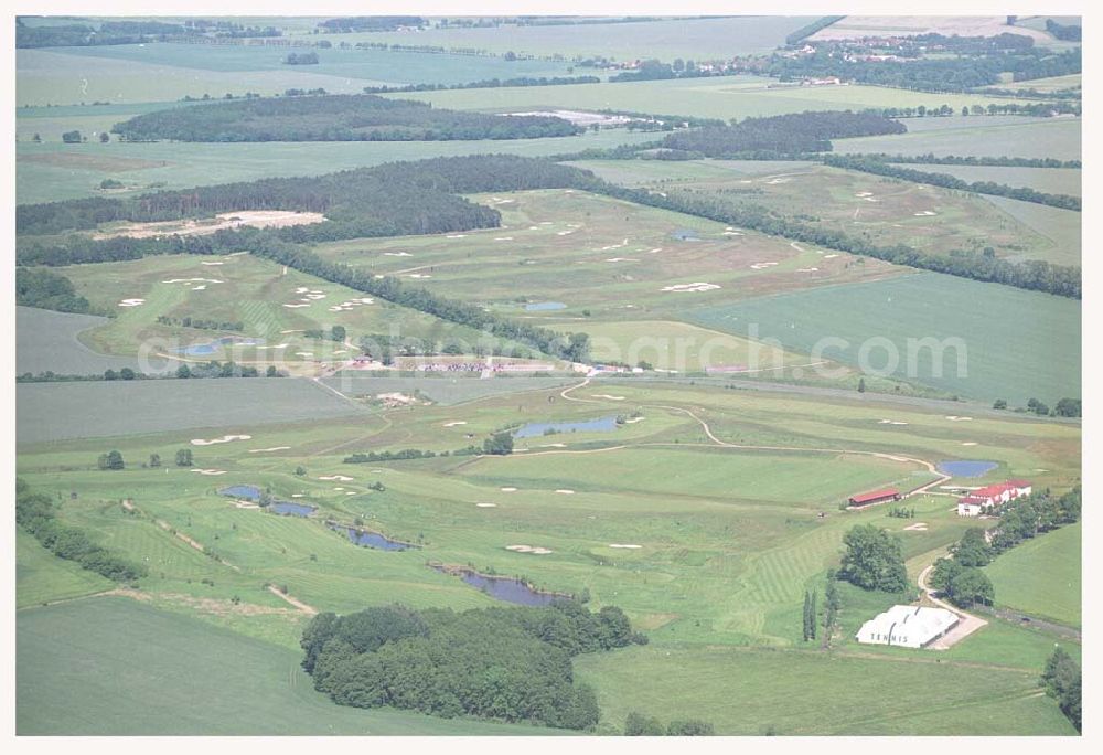 Aerial photograph Groß Kienitz / Brandenburg - 29.05.2004 Groß-Kienitz / BRB Golfcenter Groß Kienitz Verwaltungsgesellschaft mbH, Herr Markus Fränkle, Friedrichstraße 150, 10117 Berlin, Tel.: 20394043, Fax: 20394022