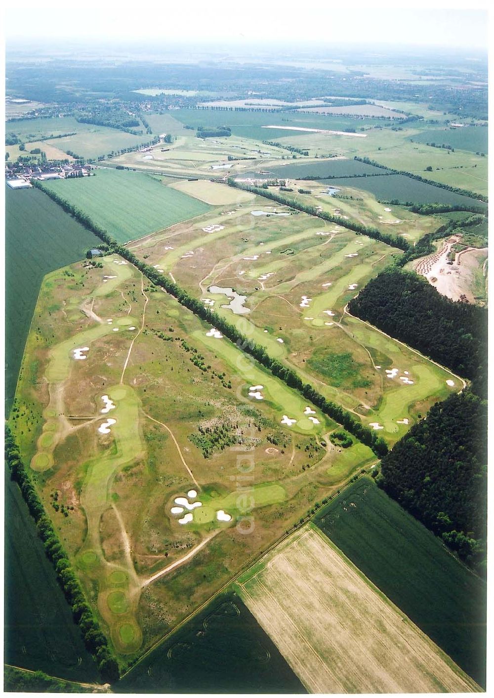 Aerial image Groß Kienitz / Brandenburg - 29.05.2004 Groß-Kienitz / BRB Golfcenter Groß Kienitz Verwaltungsgesellschaft mbH, Herr Markus Fränkle, Friedrichstraße 150, 10117 Berlin, Tel.: 20394043, Fax: 20394022