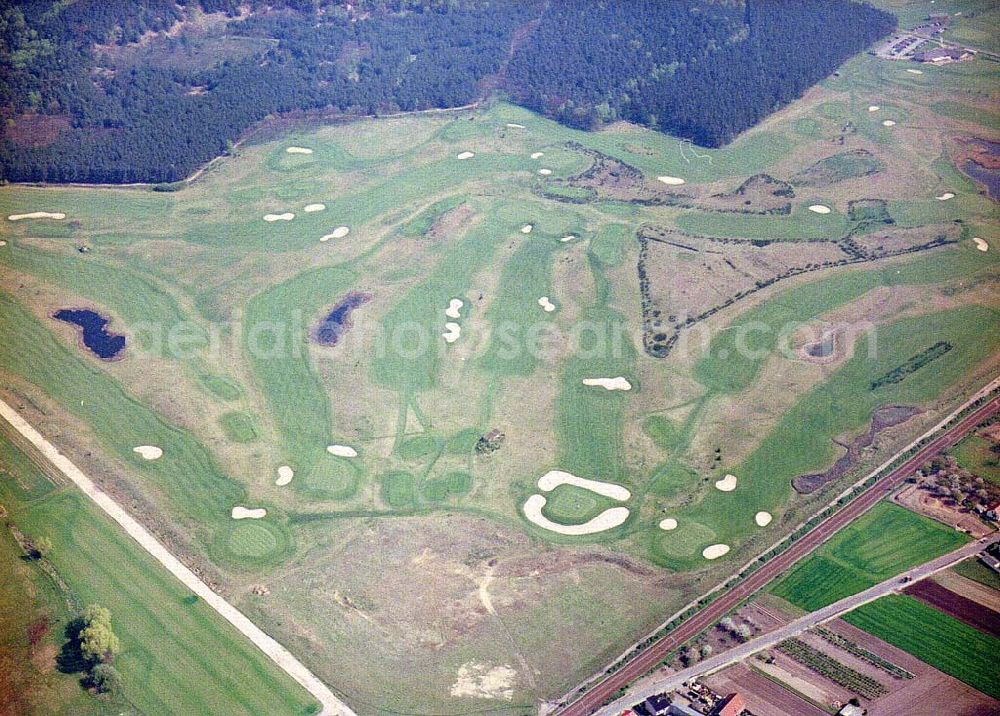 Tremmen / Brandenburg from above - Golfclub Tremmen in Brandenburg. 14614 Tremmen Tel.: 033233-80244