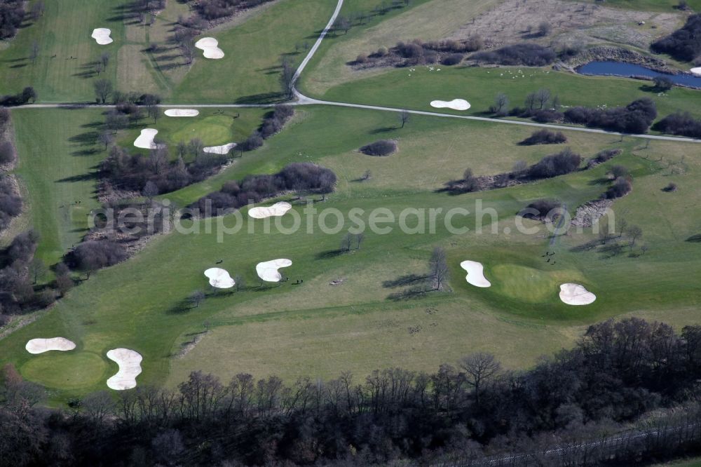 Aerial image Idstein - Golf course near Idstein in the state of Hesse