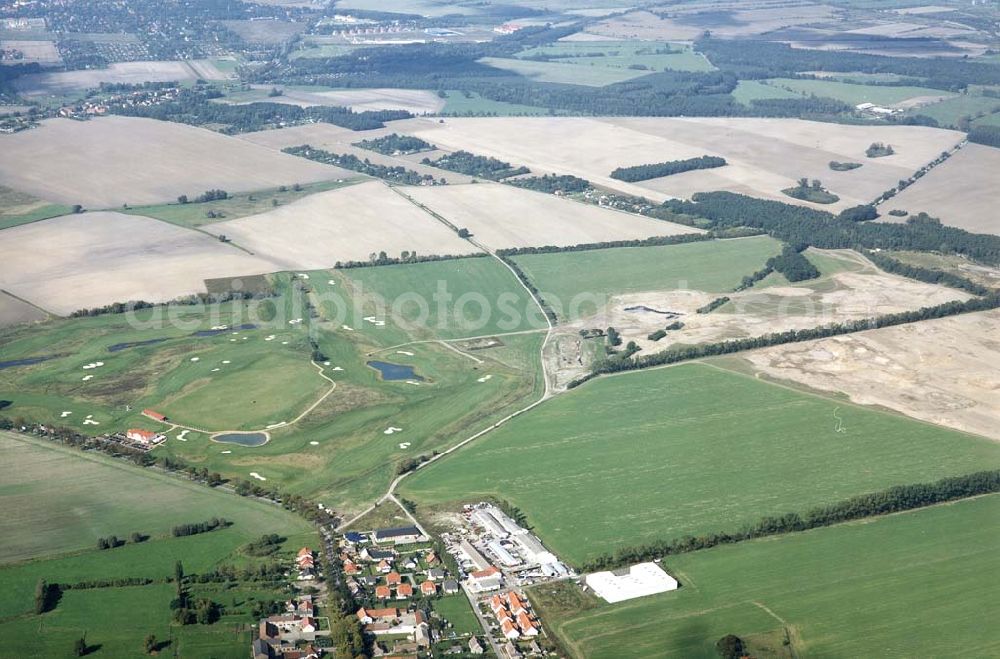 Aerial photograph Groß-Kienitz / Brandenburg - Golfplatz bei Groß-Kienitz in Brandenburg.