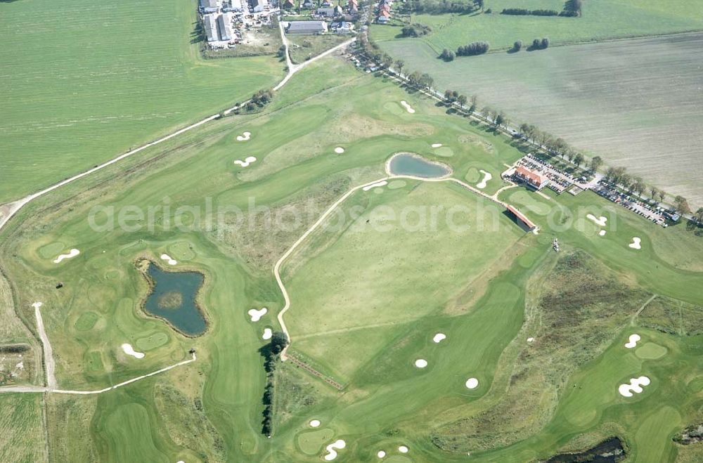 Aerial image Groß-Kienitz / Brandenburg - Golfplatz bei Groß-Kienitz in Brandenburg.