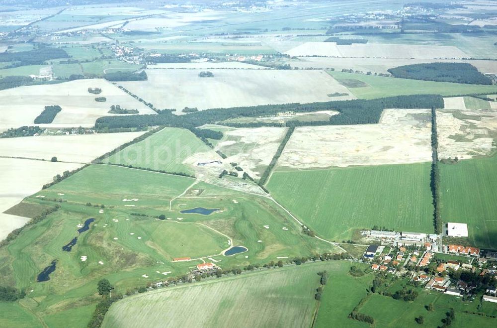 Aerial photograph Groß-Kienitz / Brandenburg - Golfplatz bei Groß-Kienitz in Brandenburg.