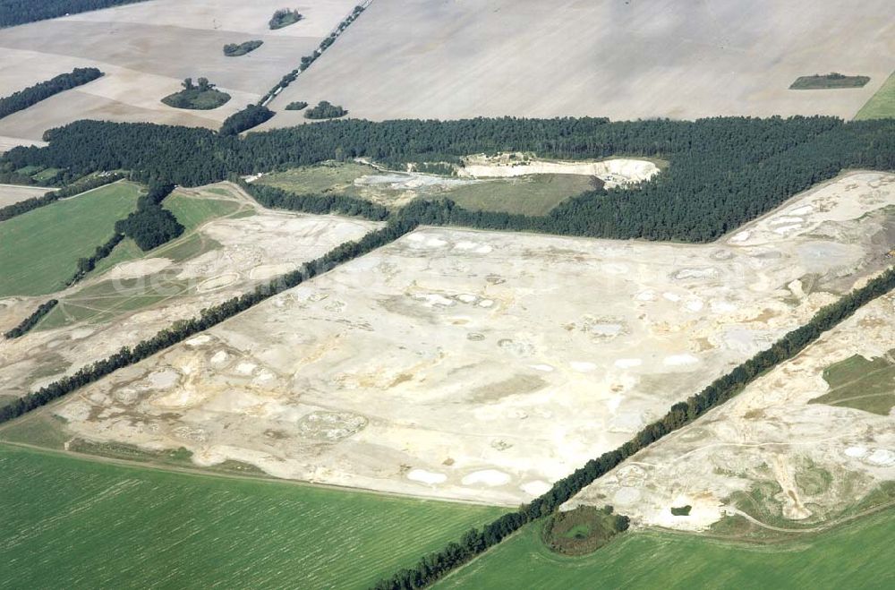 Groß-Kienitz / Brandenburg from the bird's eye view: Golfplatz bei Groß-Kienitz in Brandenburg.