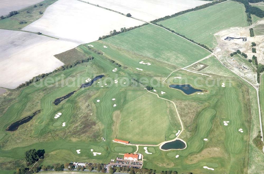 Aerial image Groß-Kienitz / Brandenburg - Golfplatz bei Groß-Kienitz in Brandenburg.