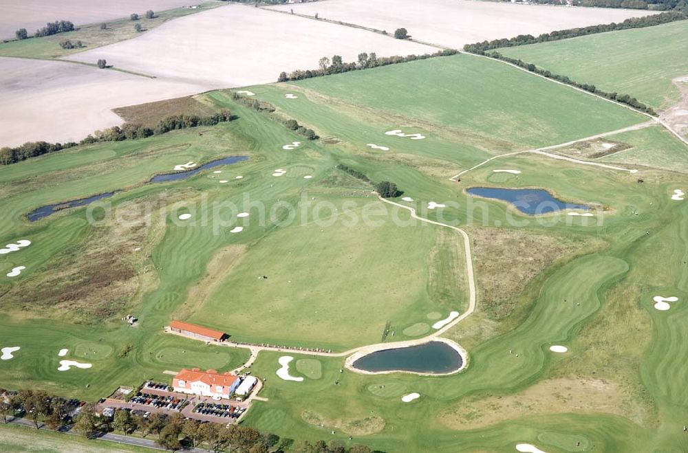 Groß-Kienitz / Brandenburg from above - Golfplatz bei Groß-Kienitz in Brandenburg.