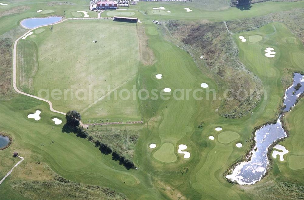 Aerial photograph Groß-Kienitz / Brandenburg - Golfplatz bei Groß-Kienitz in Brandenburg.