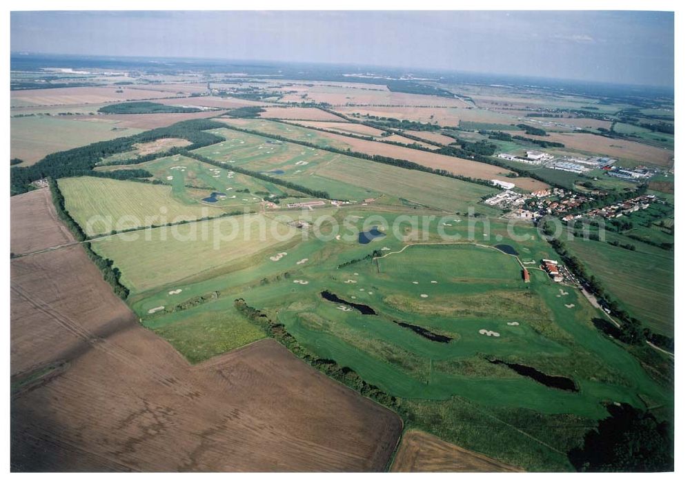 Aerial photograph Groß - Kienitz - Golfplatz bei Groß-Kienitz am Flughafen Berlin - Schönefeld / BRB.