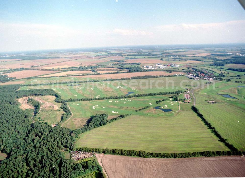 Groß - Kienitz from above - Golfplatz bei Groß-Kienitz am Flughafen Berlin - Schönefeld / BRB.