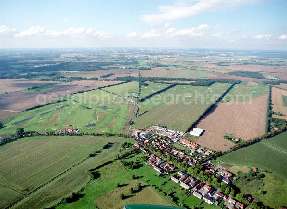 Aerial image Groß - Kienitz - Golfplatz bei Groß-Kienitz am Flughafen Berlin - Schönefeld / BRB.