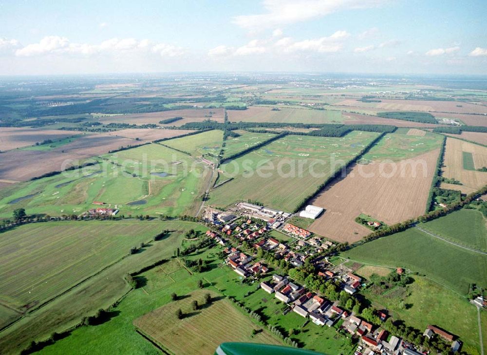 Groß - Kienitz from above - Golfplatz bei Groß-Kienitz am Flughafen Berlin - Schönefeld / BRB.