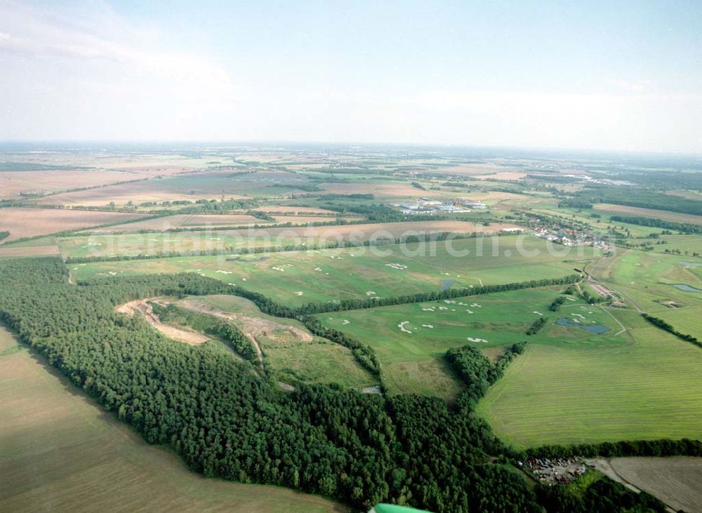 Aerial photograph Groß - Kienitz - Golfplatz bei Groß-Kienitz am Flughafen Berlin - Schönefeld / BRB.