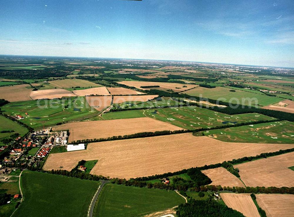 Groß - Kienitz from above - Golfplatz bei Groß-Kienitz am Flughafen Berlin - Schönefeld / BRB.