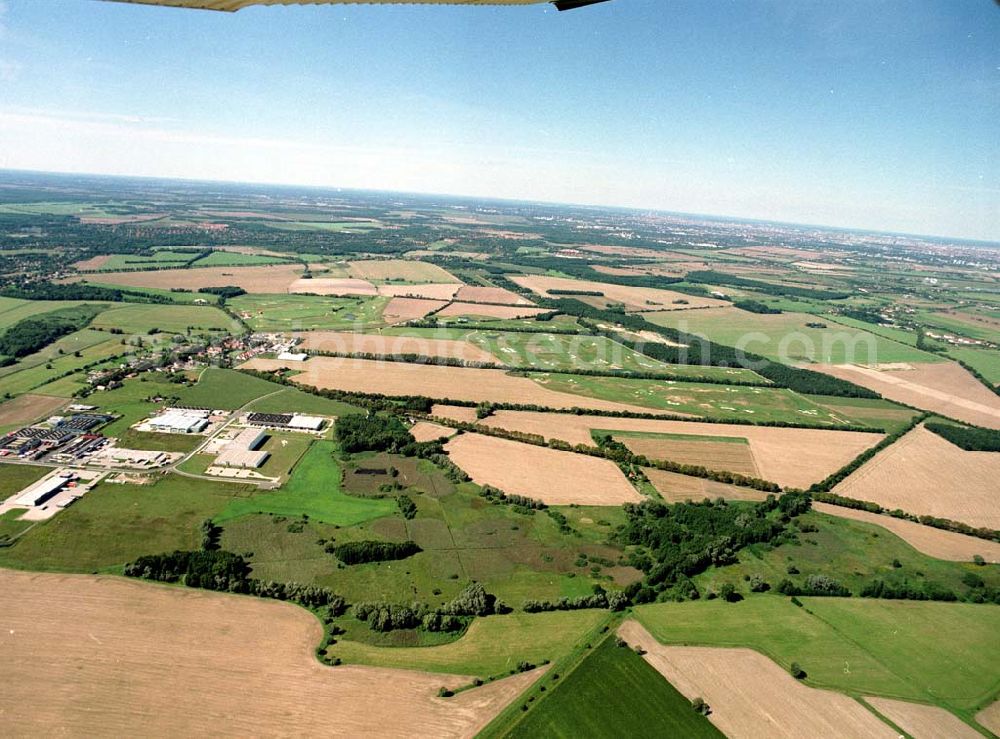 Groß - Kienitz from above - Golfplatz bei Groß-Kienitz am Flughafen Berlin - Schönefeld / BRB.