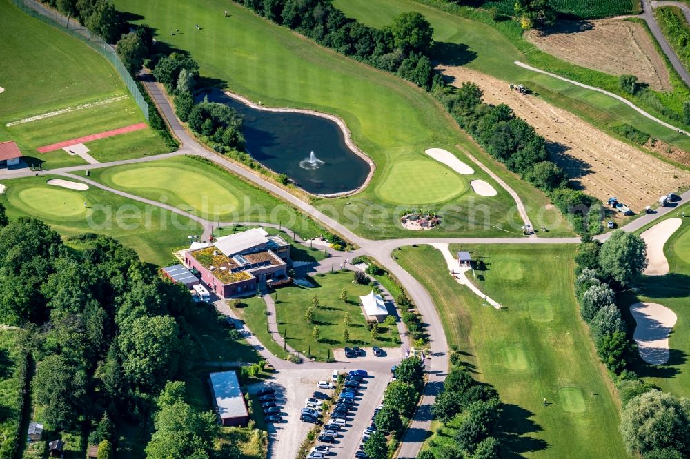 Aerial image Herbolzheim - Grounds of the Golf course at Breisgau Golf in Herbolzheim in the state Baden-Wuerttemberg, Germany