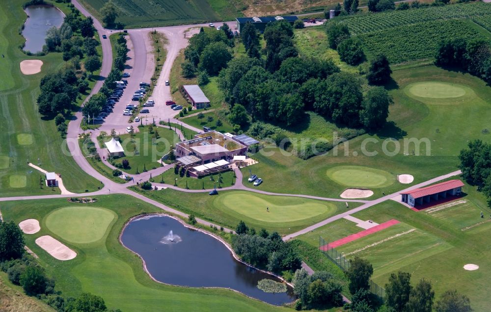 Aerial image Herbolzheim - Grounds of the Golf course at Breisgau in Herbolzheim in the state Baden-Wuerttemberg, Germany