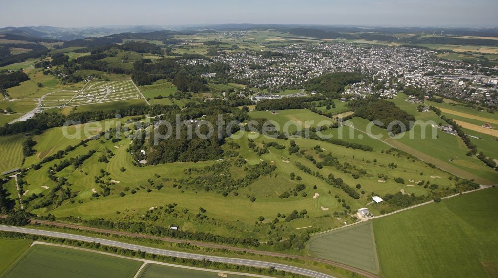 Brilon from the bird's eye view: Golf Course in Brilon in North Rhine-Westphalia