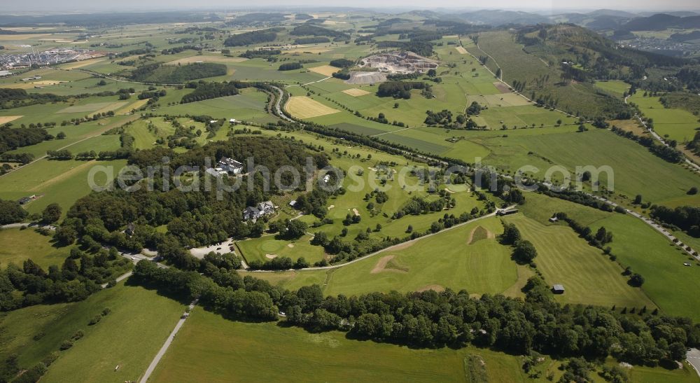 Brilon from the bird's eye view: Golf Course in Brilon in North Rhine-Westphalia