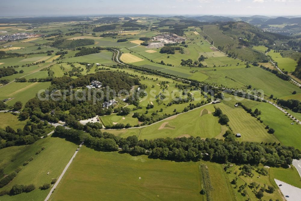 Aerial image Brilon - Golf Course in Brilon in North Rhine-Westphalia