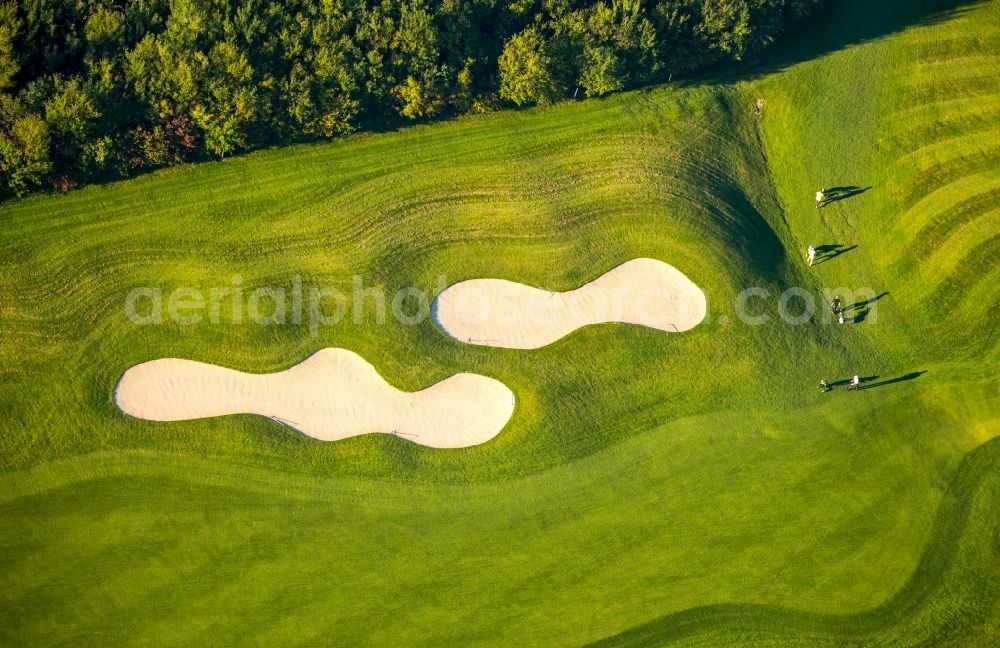 Aerial image Duisburg - Grounds of the Golf course at Huckingen in Duisburg in the state North Rhine-Westphalia