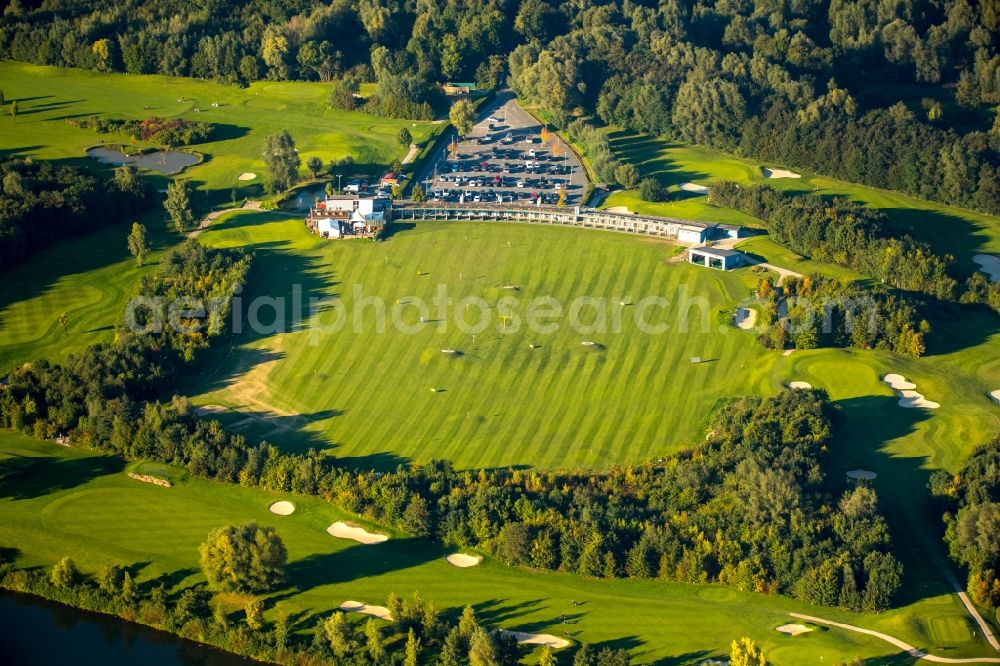 Aerial image Duisburg - Grounds of the Golf course at Golf & More in Duisburg in the state North Rhine-Westphalia