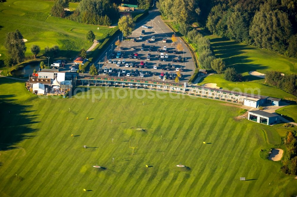 Aerial photograph Duisburg - Grounds of the Golf course at Golf & More in Duisburg in the state North Rhine-Westphalia