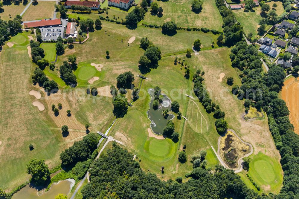 Aerial photograph Ennigerloh - Grounds of the Golf course at in Ennigerloh in the state North Rhine-Westphalia, Germany