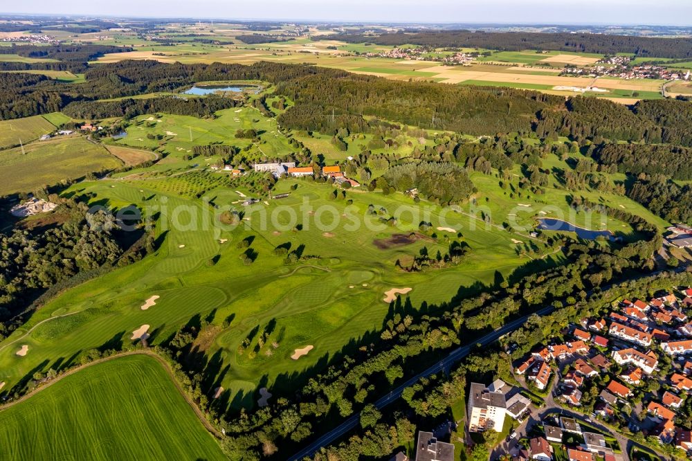 Aerial photograph Bad Waldsee - Grounds of the Golf course at of Fuerstlicher Golfclub Oberschwaben e.V. in Bad Waldsee in the state Baden-Wuerttemberg, Germany