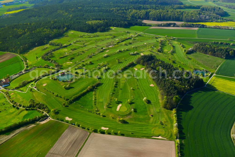 Aerial photograph Geiselwind - Grounds of the Golf course at in Geiselwind in the state Bavaria, Germany