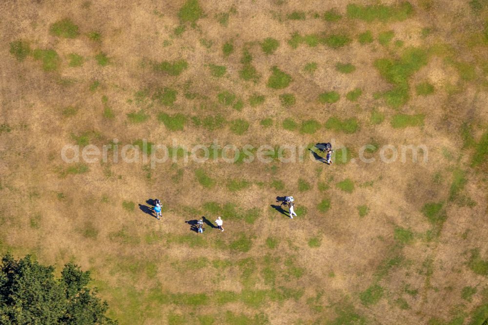 Aerial image Gelsenkirchen - Grounds of the Golf course at Gelsenkirchener Golfclub Haus Leythe e. V. on Middelicher Strasse in Gelsenkirchen in the state North Rhine-Westphalia, Germany