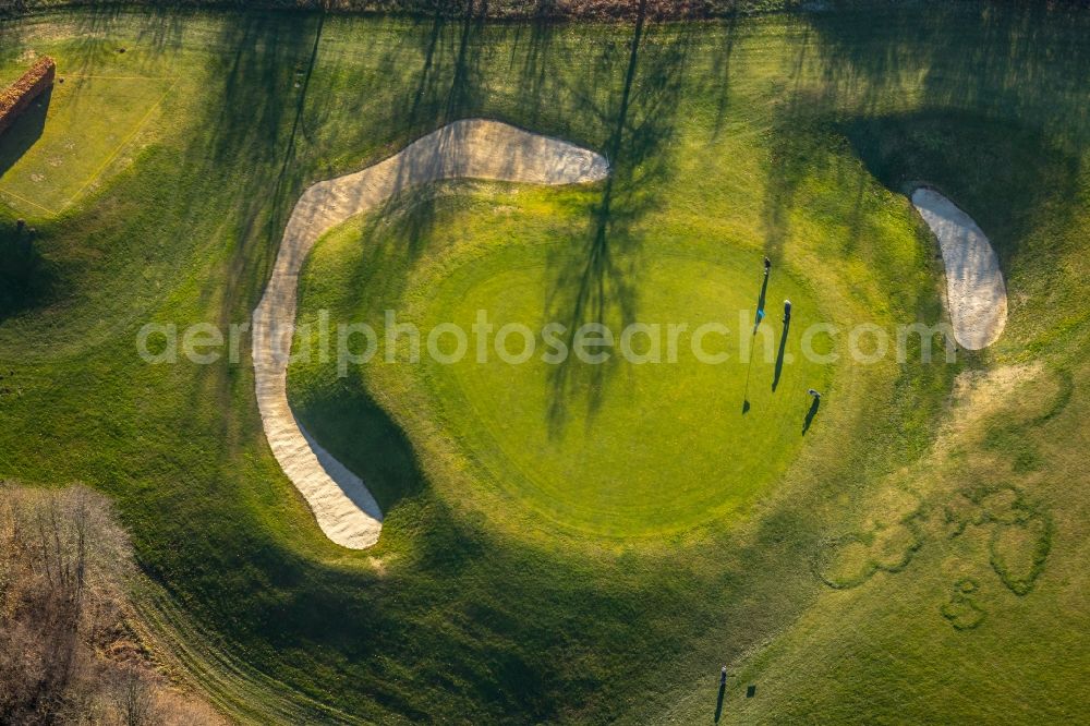 Schalksmühle from the bird's eye view: Grounds of the Golf course at of GC Gelstern Luedenscheid Schalksmuehle e.V. in Schalksmuehle in the state North Rhine-Westphalia, Germany