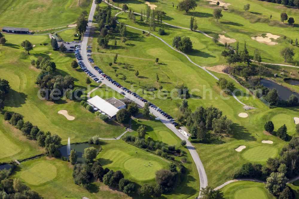 Aerial photograph Gerderhahn - Grounds of the Golf course at on place Am Golfplatz in Gerderhahn in the state North Rhine-Westphalia, Germany