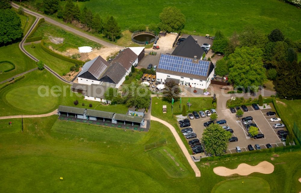 Aerial photograph Gevelsberg - Grounds of the Golf course at Golfclub Gut Berge in Gevelsberg in the state North Rhine-Westphalia