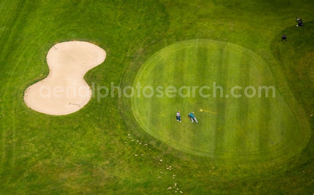 Gevelsberg from above - Grounds of the Golf course at Golfclub Gut Berge in Gevelsberg in the state North Rhine-Westphalia