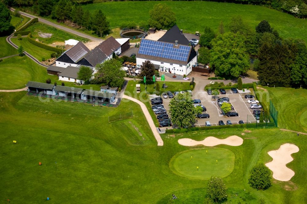 Gevelsberg from above - Grounds of the Golf course at Golfclub Gut Berge in Gevelsberg in the state North Rhine-Westphalia