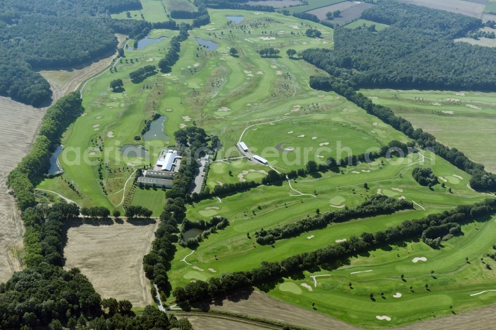 Glinde from above - Grounds of the Golf course at Golf Gut Glinde in Glinde in the state Schleswig-Holstein