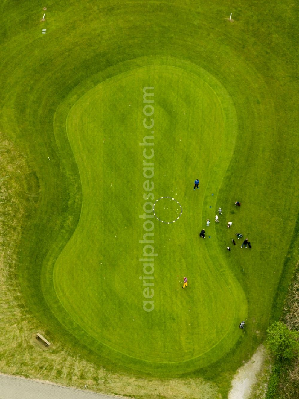 Frohlinde from above - The golf course golf club in Castrop-Rauxel Frohlinde in the state of North Rhine-Westphalia