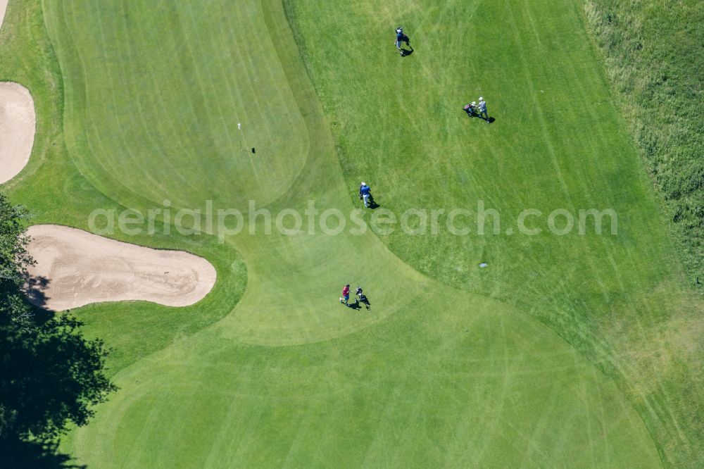 Aerial photograph Feldafing - Grounds of the Golf course at Golf-Club Feldafing e.V. in Feldafing at Bodensee in the state Bavaria, Germany