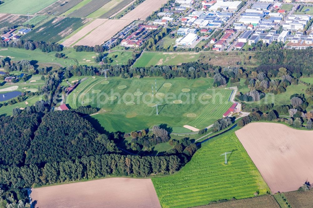 Aerial image Sankt Leon-Rot - Grounds of the Golf course at of Golf Club St. Leon-Rot in Sankt Leon-Rot in the state Baden-Wurttemberg, Germany