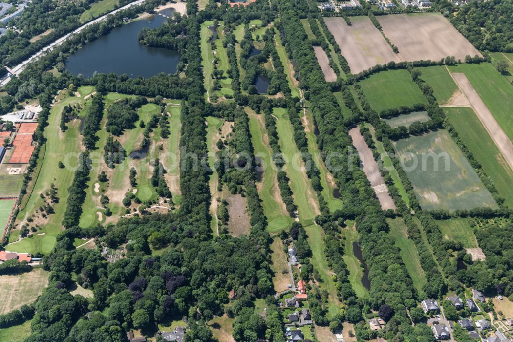 Aerial photograph Bremen - Grounds of the Golf course at Golf-Club Oberneuland e.V. in Bremen, Germany